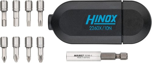 Hazet stainless steel bit set - hazet,